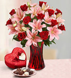 Rosey Marriage of Lilies