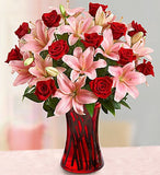 Rosey Marriage of Lilies