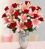 Rosey Marriage of Lilies