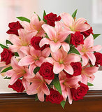 Rosey Marriage of Lilies