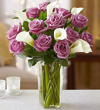 A Tribute of Calla Lilies and Roses