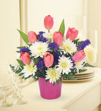 Tulip and Daisy Delight