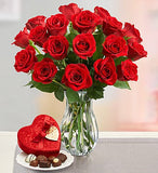 18 Red Roses & Chocolate