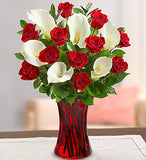 Red and White Floral Delight