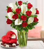 Red and White Floral Delight
