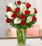 Red and White Floral Delight