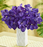 Violet Vanda Orchids
