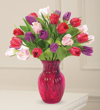 Colorful Spring Tulip Bouquet