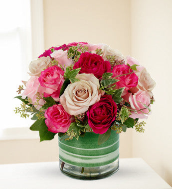 Triple Roses in Bloom