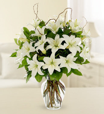 Heartfelt Sentiment in Lilies