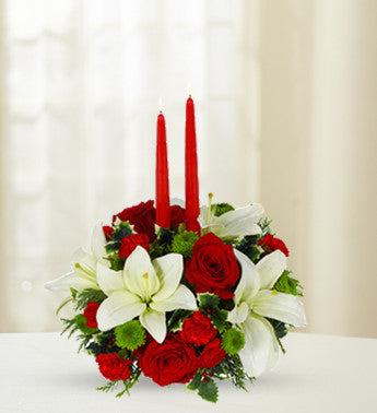 Holiday Cheer Candle Centerpiece