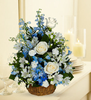 Tranquility in Blue and White