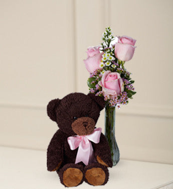 Pink Roses and Bear Hugs
