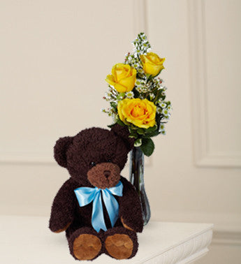 Yellow Roses and Bear Hugs