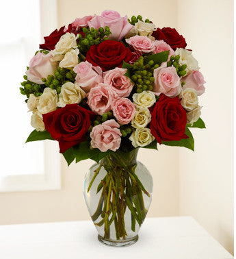 Mixed Rose Love Arrangement
