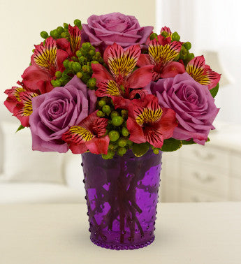 Visions of Pink and Purple Bouquet