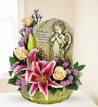 Sympathy Basket with Plaque