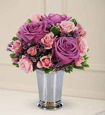 Purple and Pink Spring Arrangement