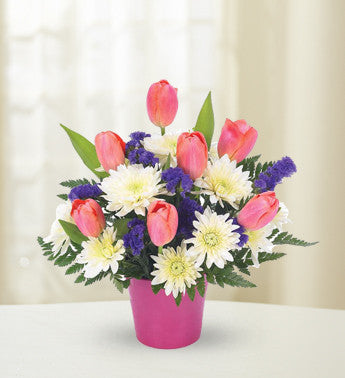 Tulip and Daisy Delight