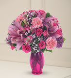 Vivacious Purple and Pink Bouquet