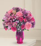 Vivacious Purple and Pink Bouquet