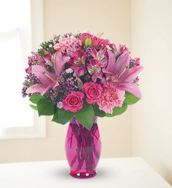 Vivacious Purple and Pink Bouquet