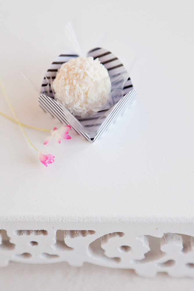 Stripe Black & White Paper Box