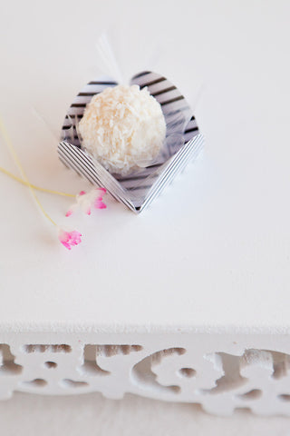Stripe Black & White Paper Box