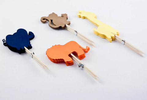 Colorful Zoo Toppers