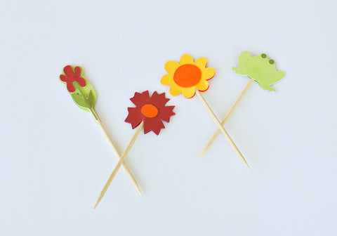 Spring Flowers Toppers