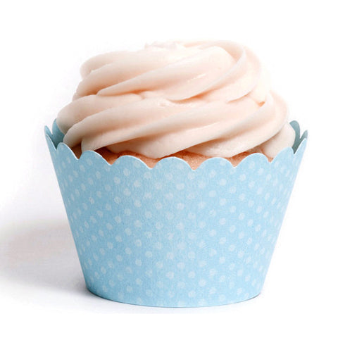 Baby Blue Cupcake Wrapper