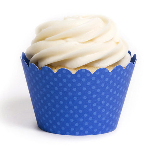 Royal Blue Cupcake Wrapper