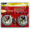 Steel disc padlock 2 3/4" twin pack