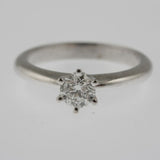 Diamond solitaire ring