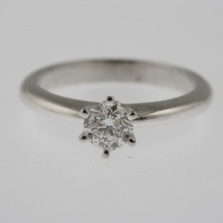Diamond solitaire ring