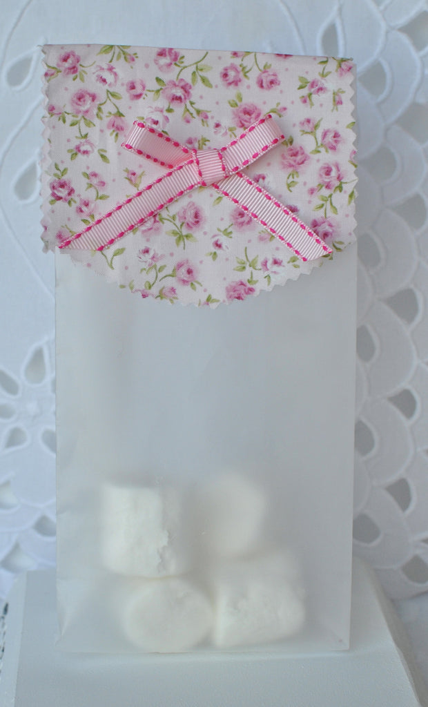 Pink Floral Treat Bag