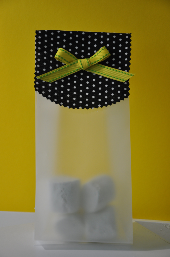Polka Black and White Treat Bag