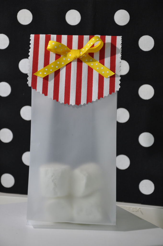 Stripe Red and White Treat Bag