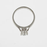 Diamond solitaire ring